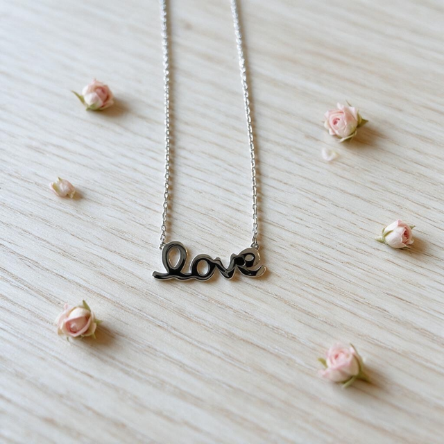 Sterling Silver "love" Pendant