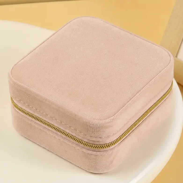 Velvet Jewelry Organizer Box