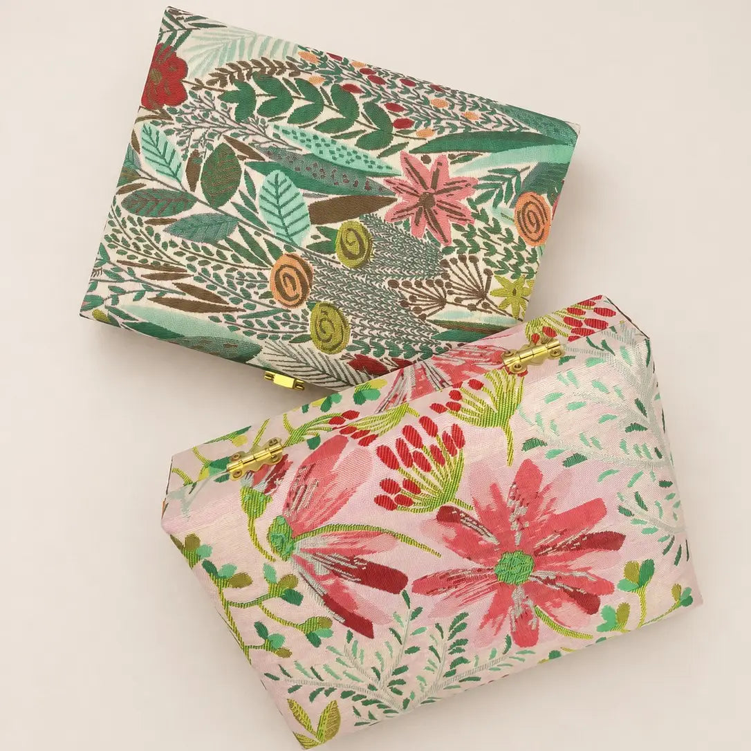 Botanical Print Jewelry Box Daisy