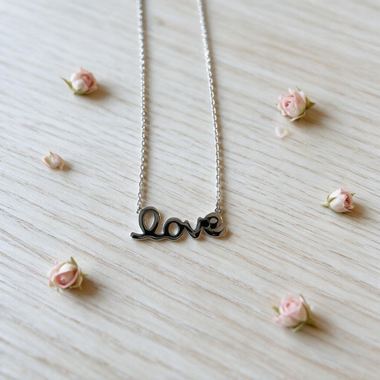 Sterling Silver "love" Pendant