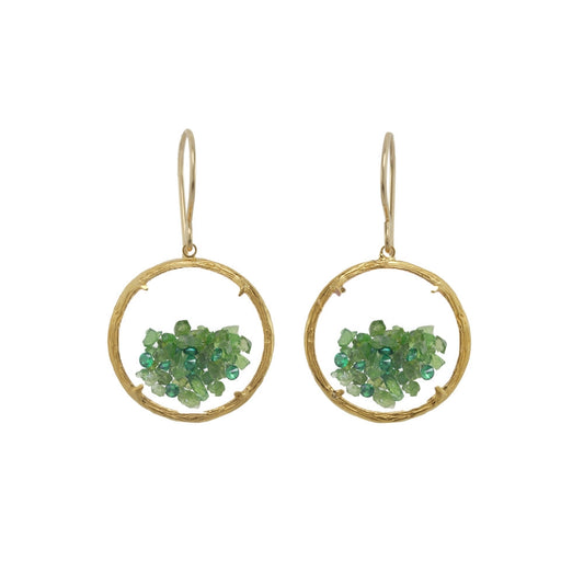 18K Gold Vermeil Shaker Earrings
