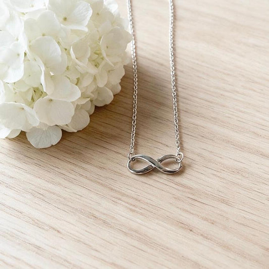 Sterling Silver Petite Infinity Necklace